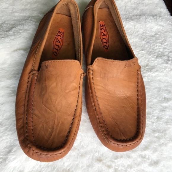 SCATTO tan leather men’s loafers. Brand new. - Picture 2 of 6